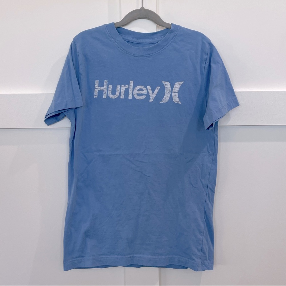 Boys Light Blue Hurley Shirt